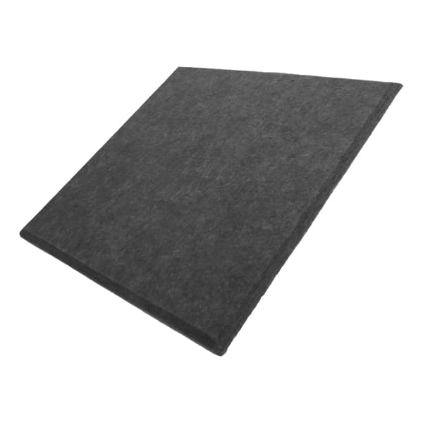 6 stk. Akustisk absorptionspanel Tykkere Reducerer efterklang Lydisolerende polstring Absorber (Sort)