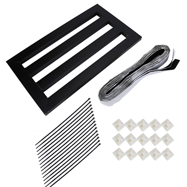 47x27cm Elektrisk gitarr effektpedalbräda med kardborreband slips instrumenttillbehör