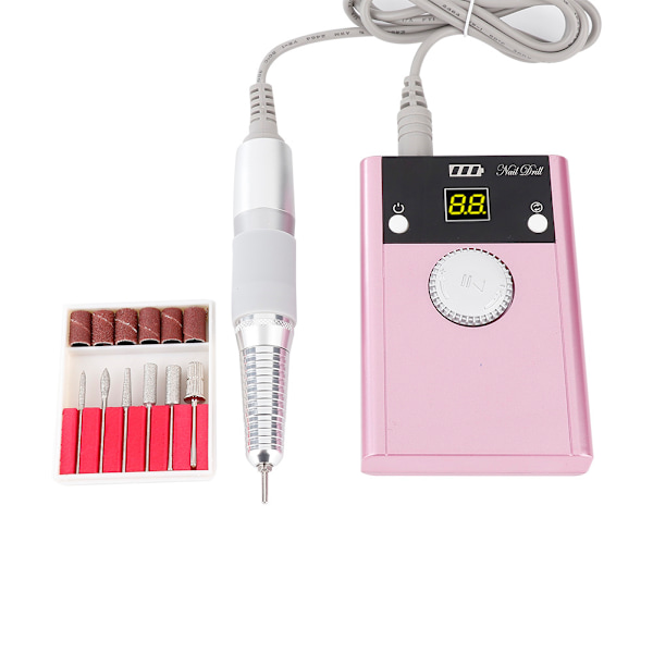 40000rpm Professionel Elektrisk Neglepoleringsmaskine Manicure Pedicure Poleringsmaskine Sæt