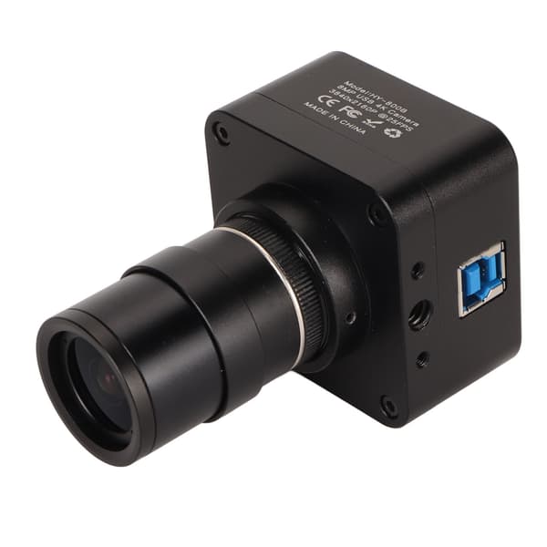 4K USB Webcam 2160P 25fps 8MP HD Multimedia Interface 2.8 til 12mm F1.4 Manuel Zoom CS Mount Linse Mini USB2.0 PC Kamera til Live Streaming