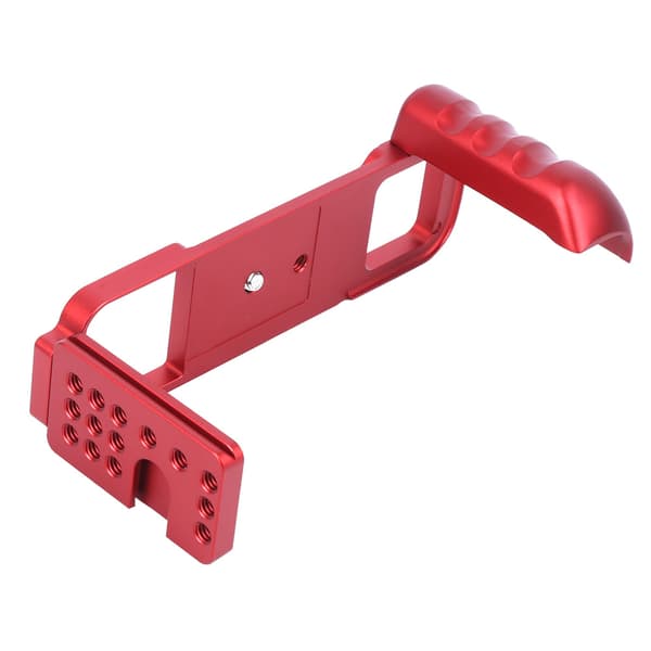 L Quick Release Plate Horisontal Vertikal Skytehåndtak Base for Fuji GFX 50R KameraRød