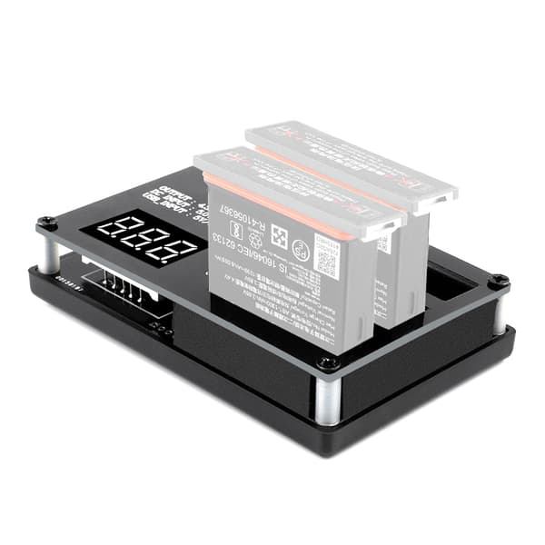 Intelligent tre-spors litiumbatterilader passer til DJI OSMO Action Sports Camera