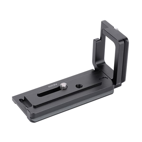 PSL-A6300 L-formad snabbkopplingsplatta i metall för vertikal montering av Sony A6300 A6000 A6500