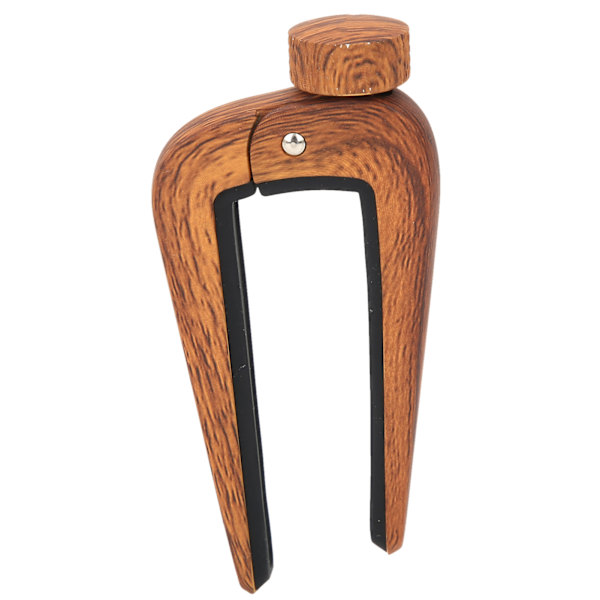 Flanger Gitar Capo Ukulele Tuning Spenning Multifunksjonelt Musikk Instrument Tilbehør Mørkt Trefiber