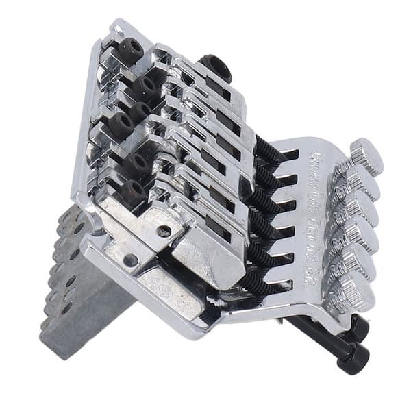 Silver 6-strängad gitarrstall set med tremolo stall montering pawl metall vänsterhänt elgitarr stall set