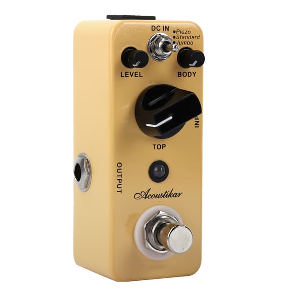 Professionel akustisk guitar effektpedal True Bypass Full Metal Shell