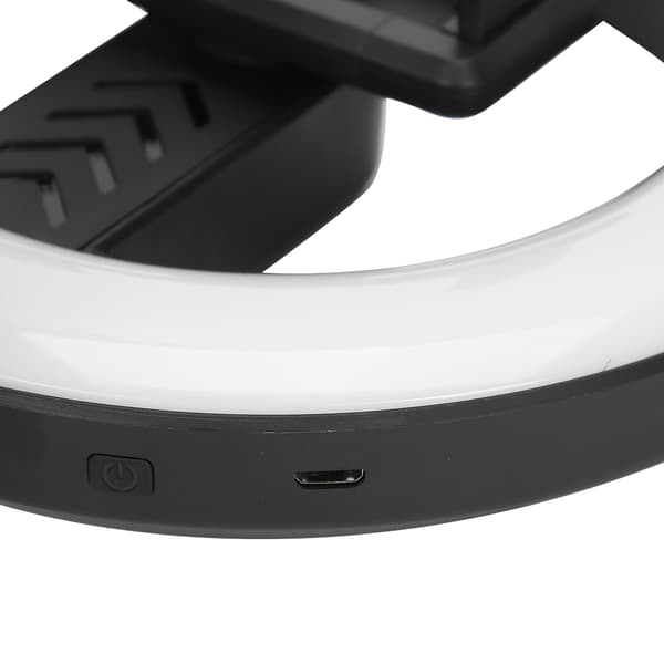 LED-fylllys Bluetooth Live Streaming Selfie Ring Light Bærbar Sminke Dimbar Lys