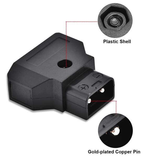 Hanprop D Tap-stikadapter til Anton Sony V-mount Li-ion-batteri DIY-tilbehør