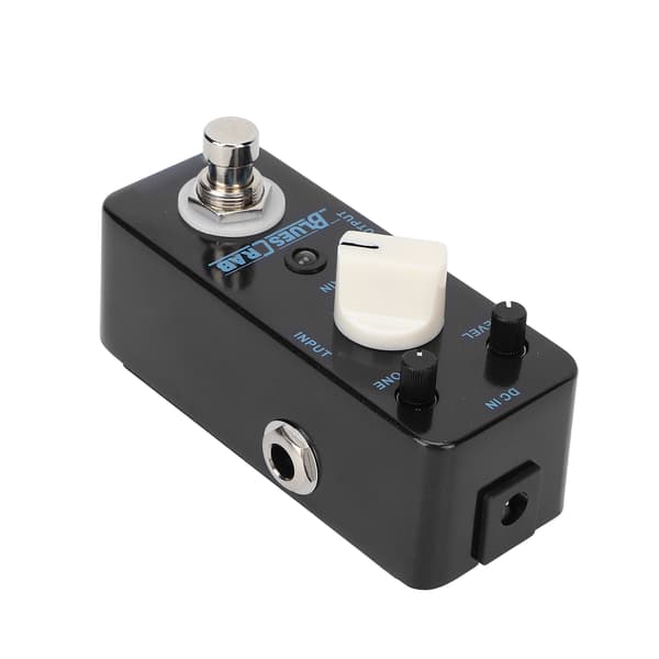 Effektpedal Blues Crab Classic Overdrive Mini Single Instrument Tilbehør Sort