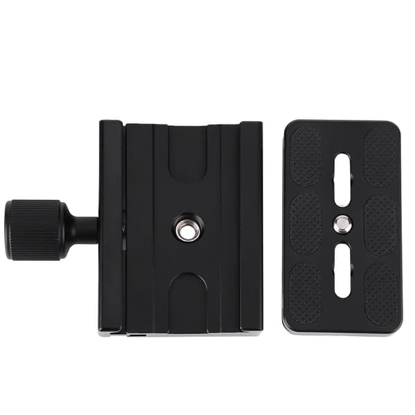 Bærbar Universal Kamera Quick Release Plade Adapter Monteringsskrue til Stativ Monopod