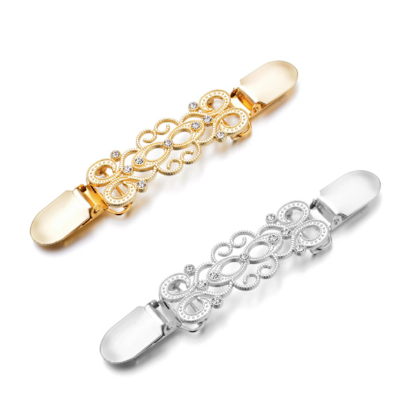 Diamantklokedjeklänning Spänne Anknäbb Klämma Sjal Halsduk Cardigan Tröja Dra åt Broschklämma