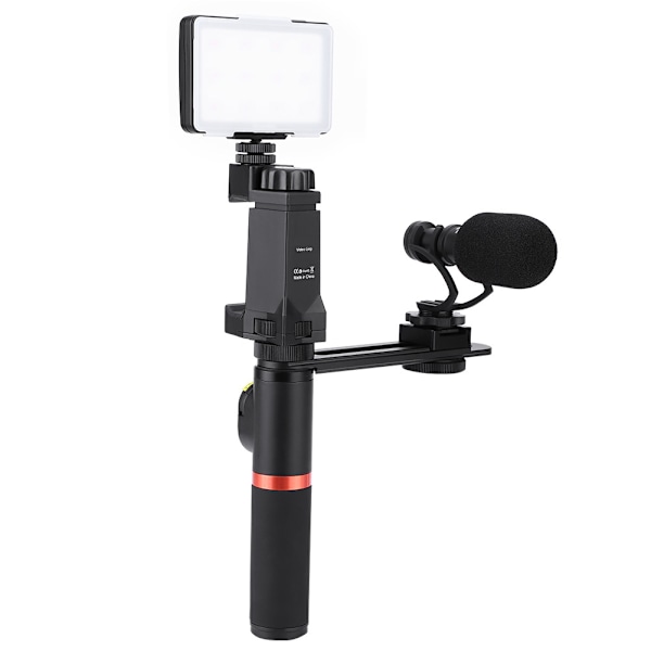 ViewFlex VF-H6 Smartphone Hand Grip Bluetooth Control Handle Stabilizer med LED