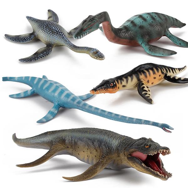 Jurassic World Ocean Protector -dinosaur, valmistettu merestä kerätystä muovista, lasten lelu 4 vuotta ja sitä vanhemmille (5 osaa)