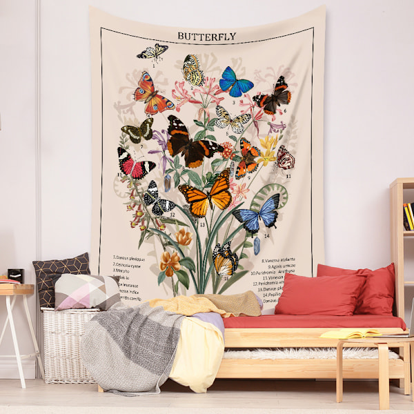 Taide Koti Sisustuslahjat Mandala Bohemian Tapetti Sopii Makuuhuoneen Koristeluun (1019-28, 39 x 59 tuumaa)