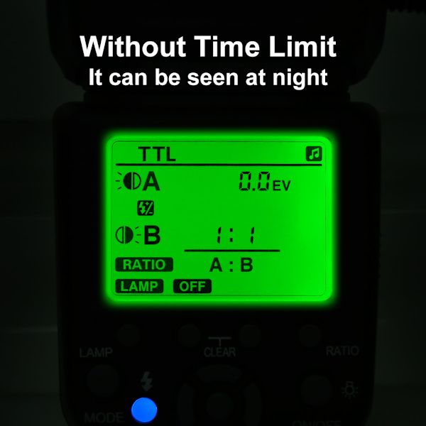Bärbar LED-ringblixt Batteridriven Speedlite med adaptrar Tillbehör för Nikon