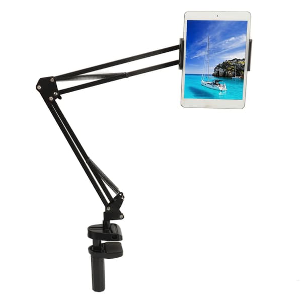 Tablet Holder Anti Slip Justerbar Robust Roterbar Design Stabil Desktop Tablet Stand til iPhone 13 til Galaxy Tab
