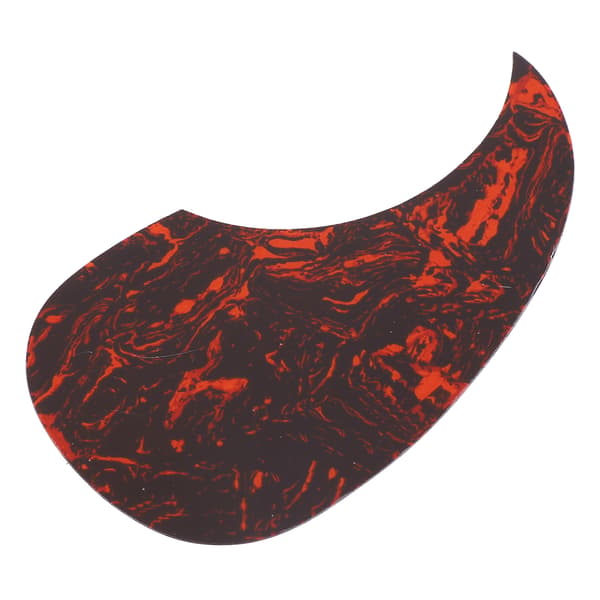 Gitarr Komma Pickguard PVC Slitstark Anti Scratch Stylish Gitarr Pick Guard Ersättning 128mm Magmatisk Färg