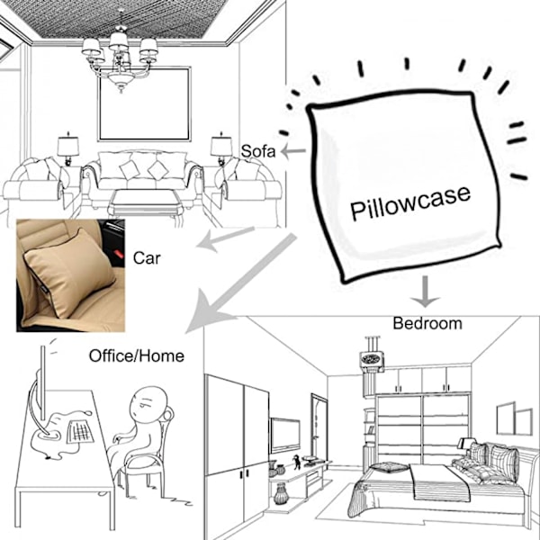 Engelsk alfabet pudebetræk gyldent geometrisk blomst linned pudebetræk til sofa seng boligindretning pude 18 x 18 tommer (bogstav G)