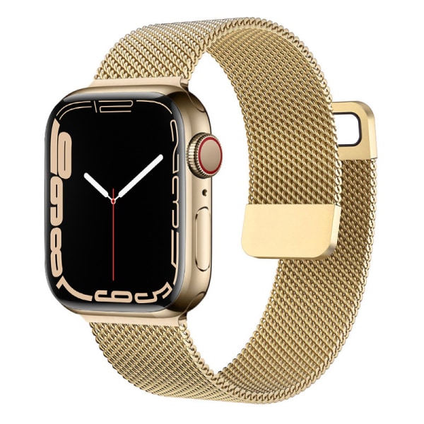 Kompatibel med Apple Watch Band 45 mm 44 mm 42 mm, Rostfritt stål Herr- och Damersättningsband för mesh -rem för iWatch-serien