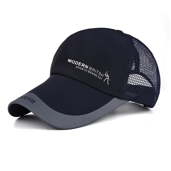 Unisex Baseball Mesh Cap Solid Color Baseball Mesh Cap med justerbare stropper