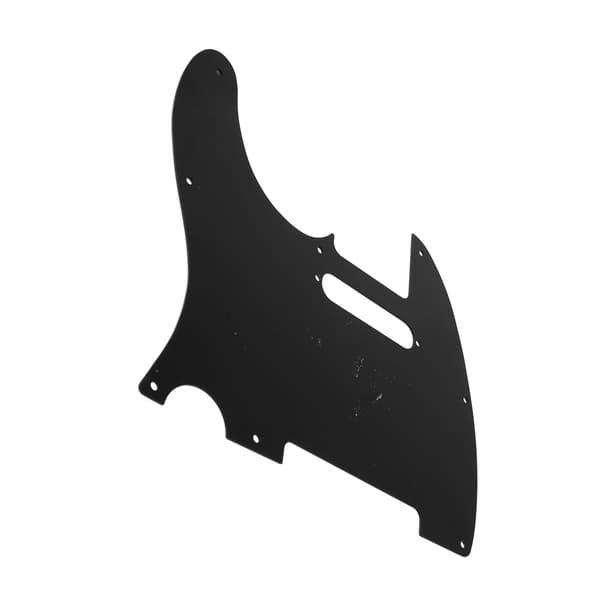 Elektrisk gitarr plektrumskydd Hög styrka Repskyddad aluminiumlegering Front gitarrskyddsplatta Svart