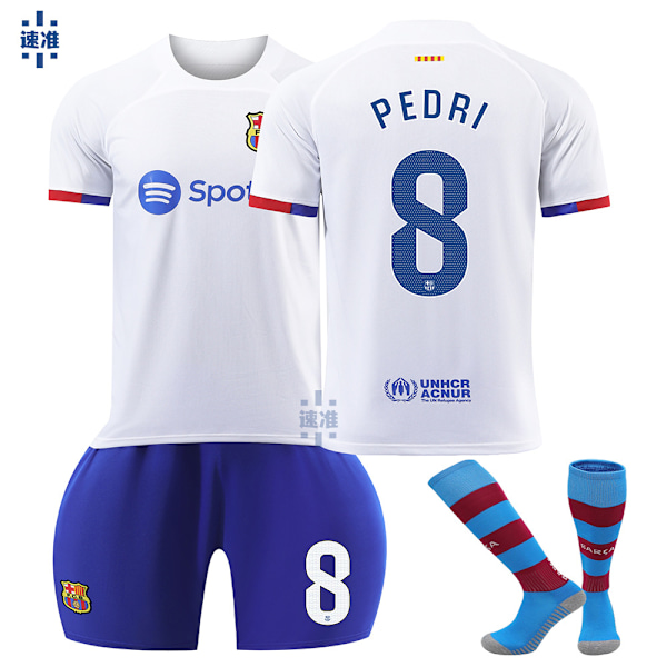 PEDRI FC BARCELONA ADV MATCH AWAY JERSEY 2023/24 XS No.8