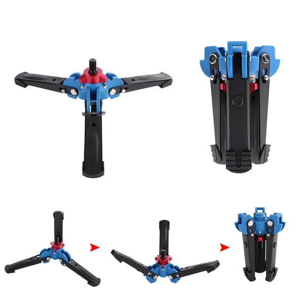 VBESTLIFE M-1 Aluminiumlegering Base Stativ Unipod Monopod Base til Kamera