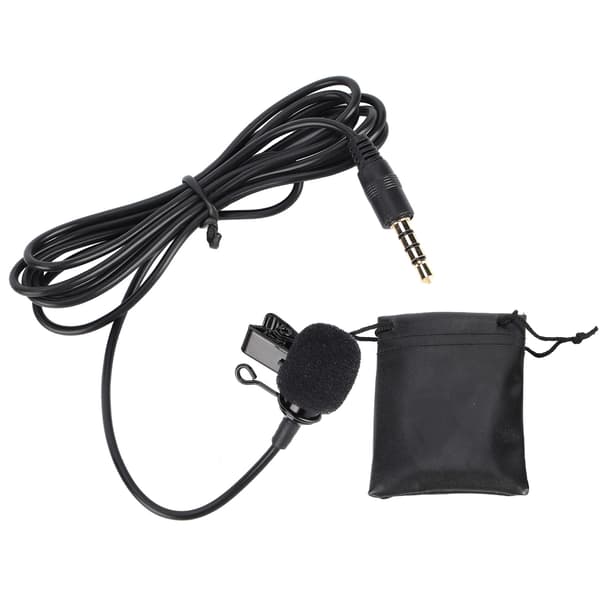 Klipsmikrofon Wearable Lavalier Lapel Professional for Computer Smartphone Tablet(M1 Single Head )