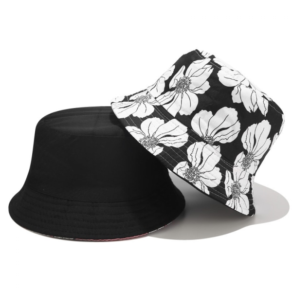 AVEKI Unisex Bomuldspakkelig Spandhat Sol Reverserbar Slid, Sort