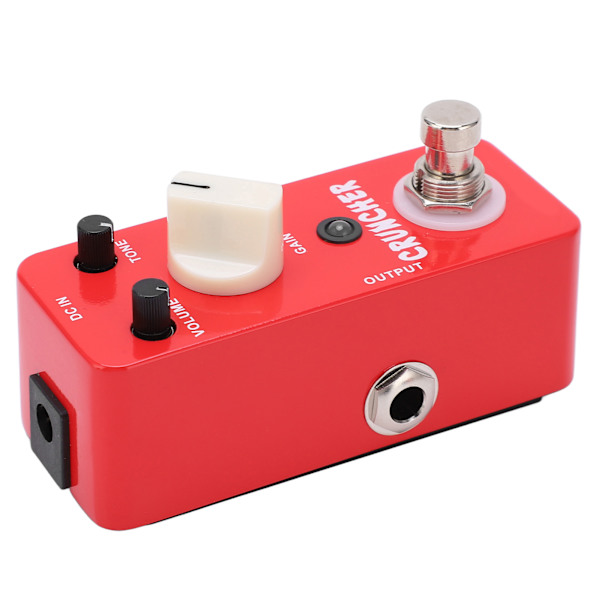 Högförstärkningsdistorsion Mikro Pedal Metall Mini Effekter 3 Lägen Elektrisk Gitarr Effektor MDS3
