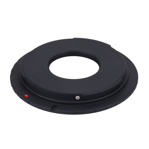 1 stk C Mount skruemonteringslinseadapterring til Canon EOS EF Mount DSLR-kameraer