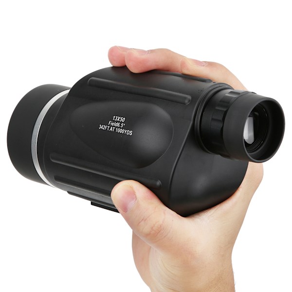 Optisk glas 13x50 HD avståndsmätning kvävefylld vattentät fågelskådning nattseende monokulär teleskop