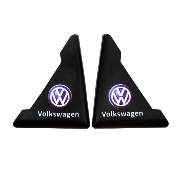 Bilskydd för dörrhörn - [Volkswagen] Svart Snap-On (tvåpack)