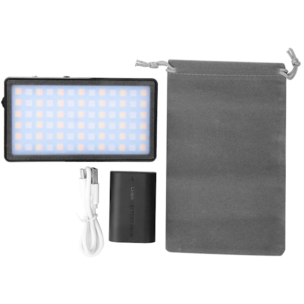 ZF-PL10B RGB 2500-7000K Dimbar LED-videoljus Full Color 7 Specialeffekt med Type-C-port