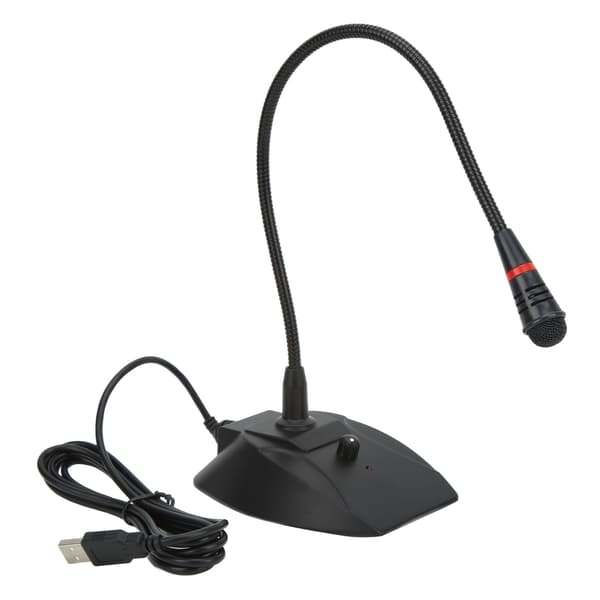 USB Mikrofon Studio Tale Højttaler Justerbar Kablet Desktop Mikrofon til Bærbar Højttaler