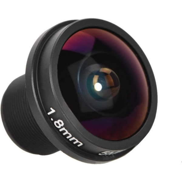 3st 1,8 mm 180° vidvinkelkortsobjektiv, HD 5mp Fisheye View CCTV vidvinkelkamera för CCTV-kameror