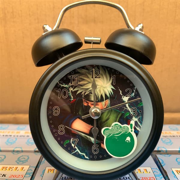Väckarklocka för sovrum, Naruto Anime Tecknad Väckarklocka, Student Heminredning Skrivbordsklocka