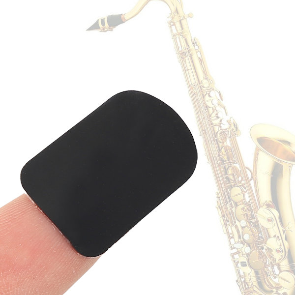 Korkean sävelen saksofonin suukappaleen pehmusteet laastarit tyynyt musiikkiväline musta 10 kpl