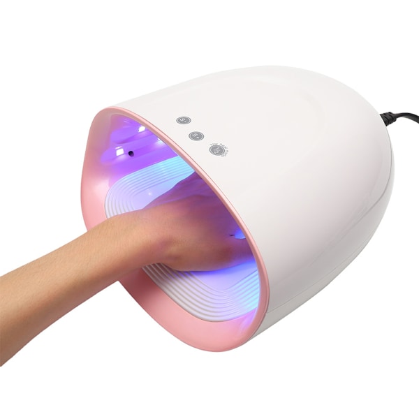 60W UV LED-lampe negle tørrer timing dobbelt lyskilde gel polish lampe manicure hærdende maskine