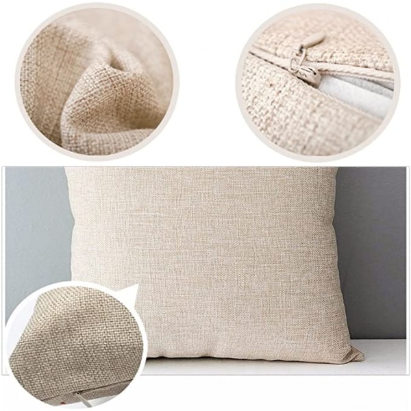 Valentine's Day Pynteputer Trekk 2 PCS Romantisk Kjærlighet Hjerte Truck Bomull Lin Pynteputer Trekk for Sofa Innendørs Utendørs Hjemmedekor 18x18 Tommer（Truck）