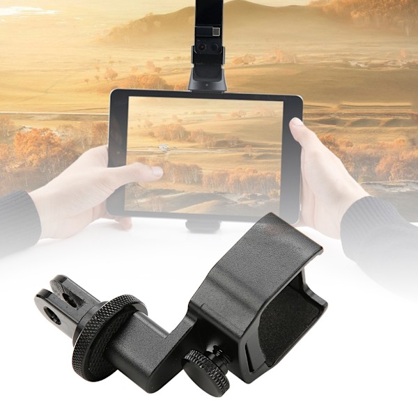 Svart universell expansionsadapterfäste i aluminiumlegering för DJI OSMO POCKET