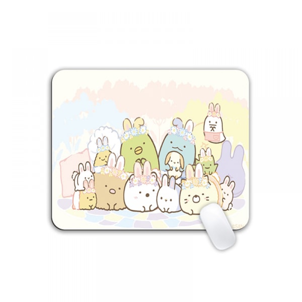 Liten musmatta Cartoon musmatta Gummi musmatta Smart Office musmatta 180*220*2mm Färg