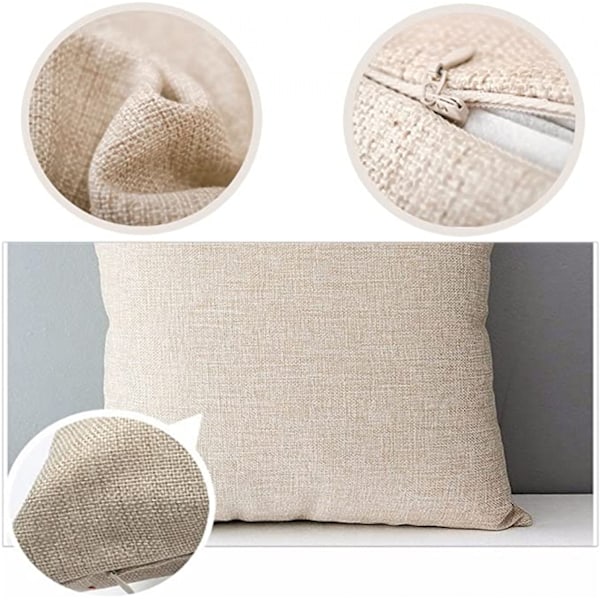 Putetrekk 18x18 tommer 2-pak Strand Hav Pynteputer Putetrekk Putevar for Seng Stol Sofa Soverom Stue Hjemmedekor (Strandlandskap A)