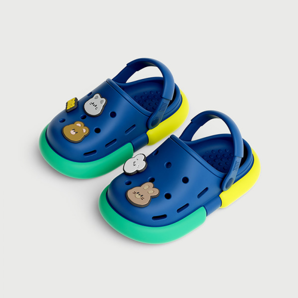 Trädgårdsträskor för barn Söta sommarslip-on Mules sandaler för pojkar Flickor Inomhus utomhus strand promenadtofflor