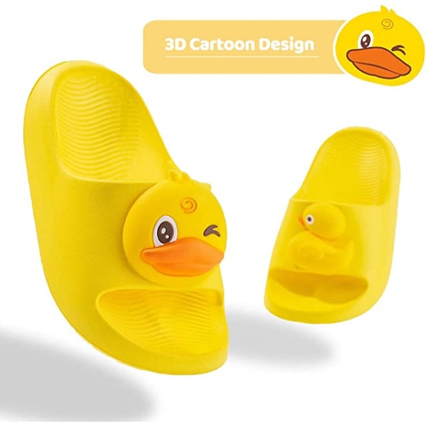 Børnesliders - Drenge og Piger Tøfler - Småbørns Strand Pool Slides Sandaler Slip-on Sommer Flip Flops