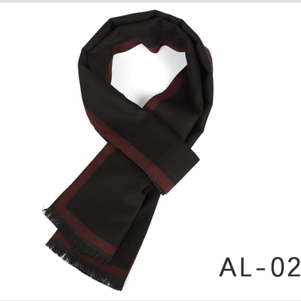 Lyxig vinterscarf Premium Cashmere Feel Unik designval（02）