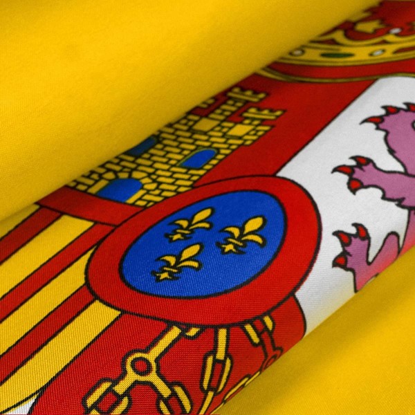 Espanjan lippu | 3X5 Ft Maan lippu, Sisä- / Ulkokäyttöön, Elävät värit, Messinkirenkaat, Paksumpi ja kestävämpi