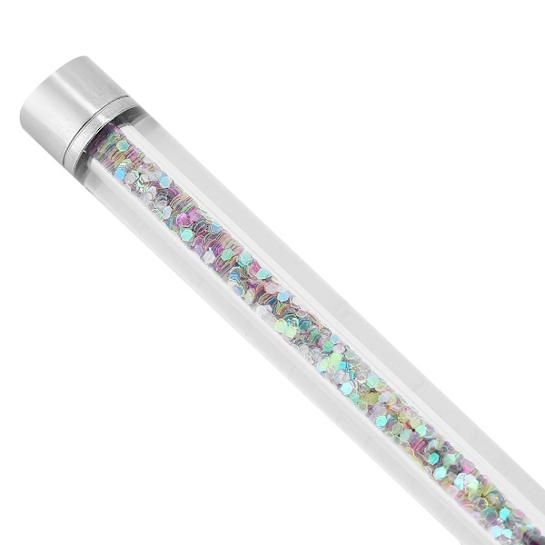 UV Gel Neglekunst Pensel Udskæring Maleri Tegning Pen Aftageligt Håndtag Flad Hoved Pensel