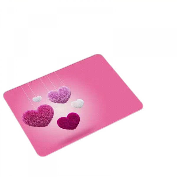 Spillmusematte 210x260x3 mm sklisik spillmusematte kontormusematte rosa