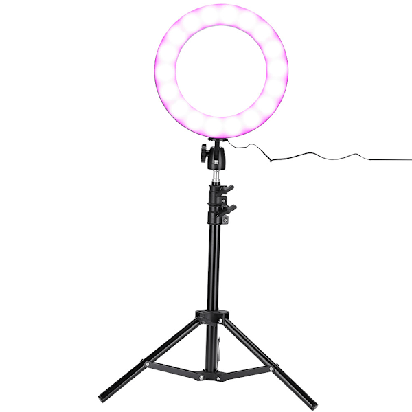 10\" LED-ringljus med stativ Dimbart LED-ljuskit för video Live Makeup